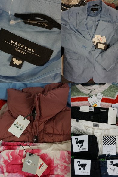 12pc Womens MAXMARA Marella Eileen Fisher BARBOUR Free People Sandrine